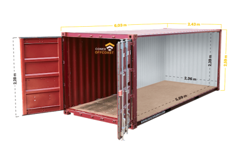 Buy 20ft Standard Three Door Handles Container - Image 4