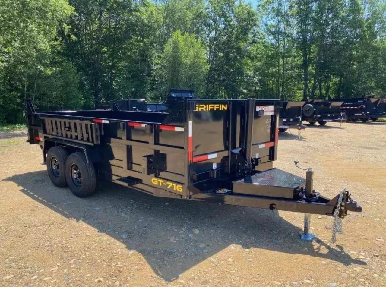 2024 Griffin 7×16 14K Dump Trailer - Image 9